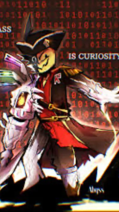 ai character: forsaken meets fan background