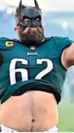 ai character: Fat Jason Kelce!  background
