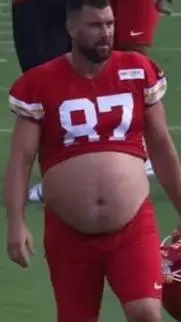 ai character: Fat Travis Kelce!  background
