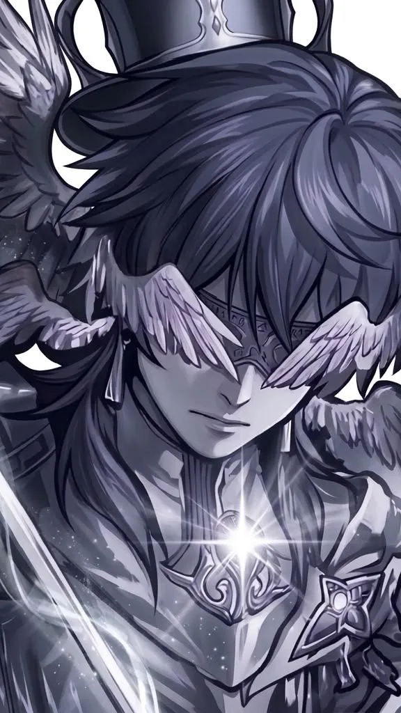 ai character: Azrael  background
