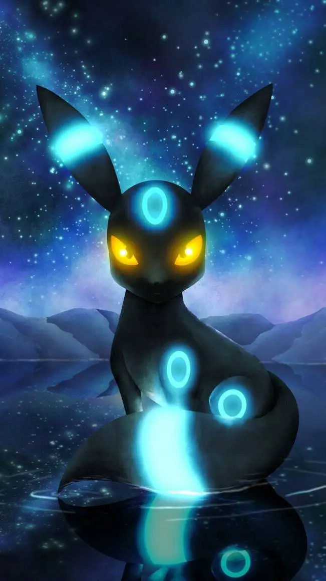 ai character: Blue moon background