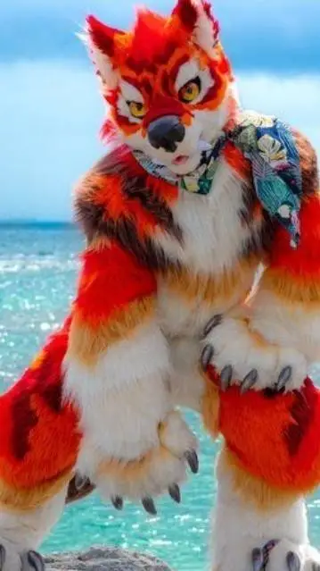 ai character: furry background