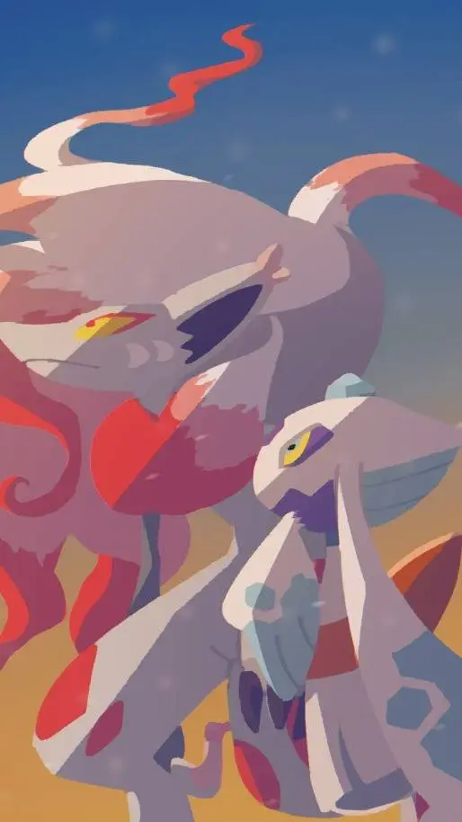 ai character: Zoroark x Froslass background