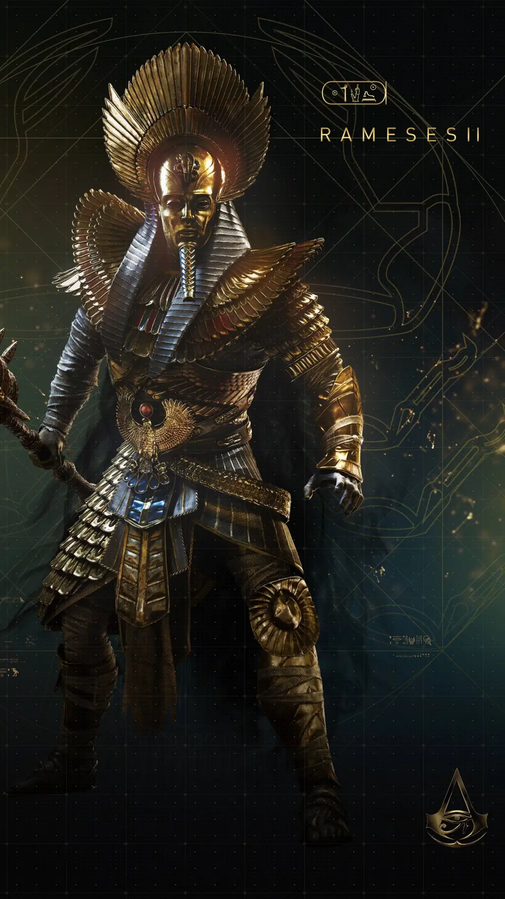 ai character: Ramses II  background