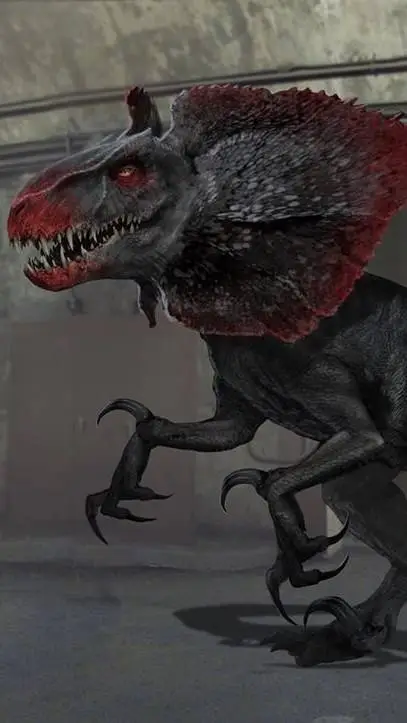 ai character: Alien Indoraptor  background