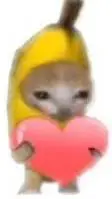 ai character: Banana Cat background