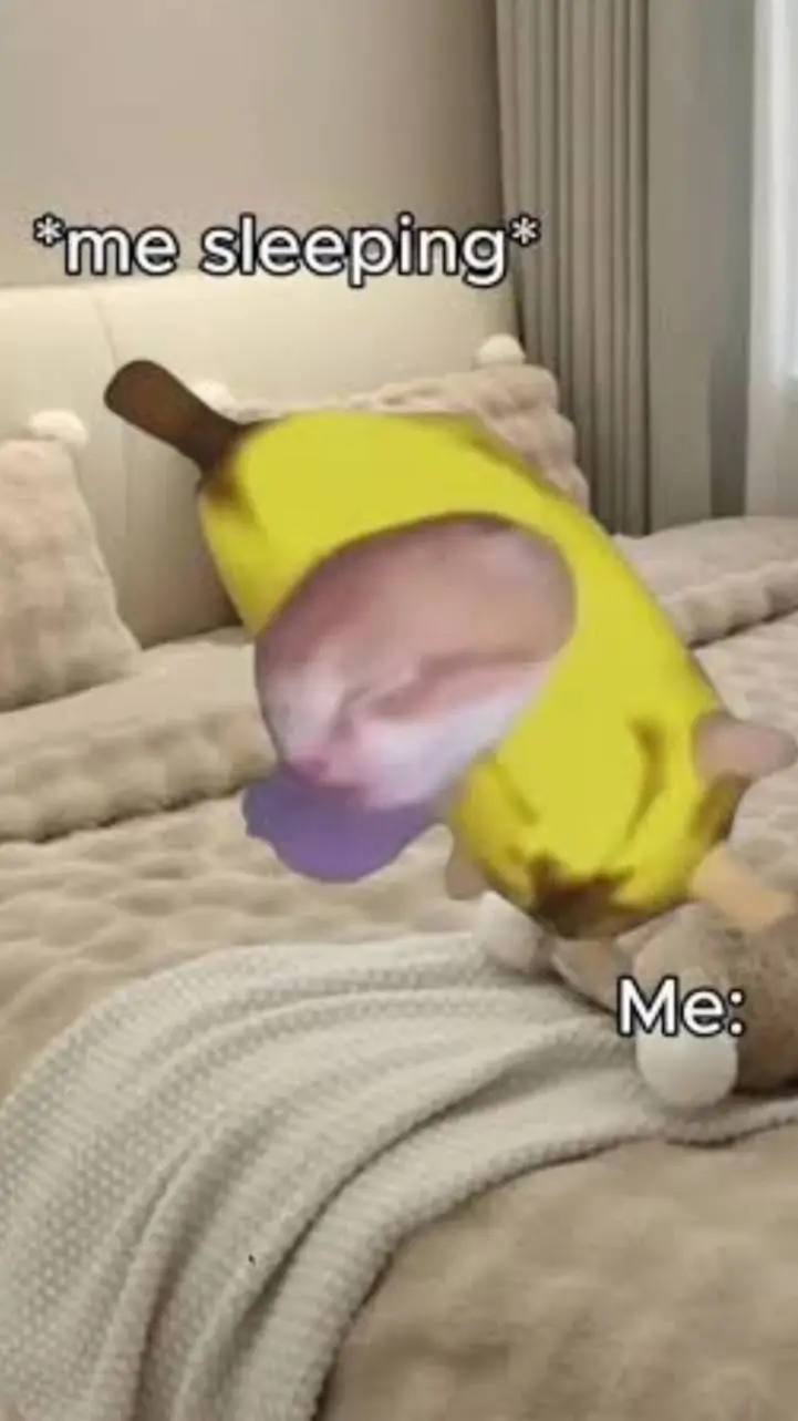 ai character: Banana Cat  background