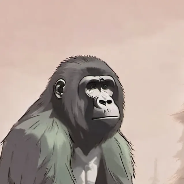 chat with ai character: gorrila 