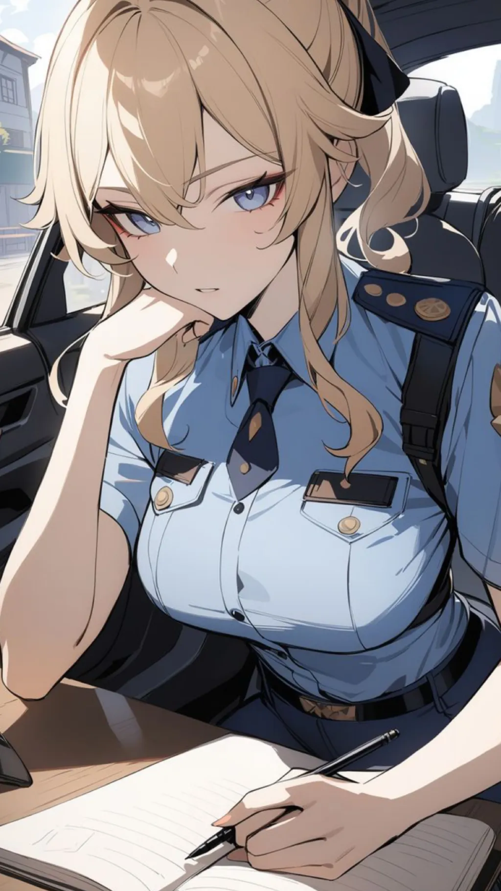 ai character: Lily  background