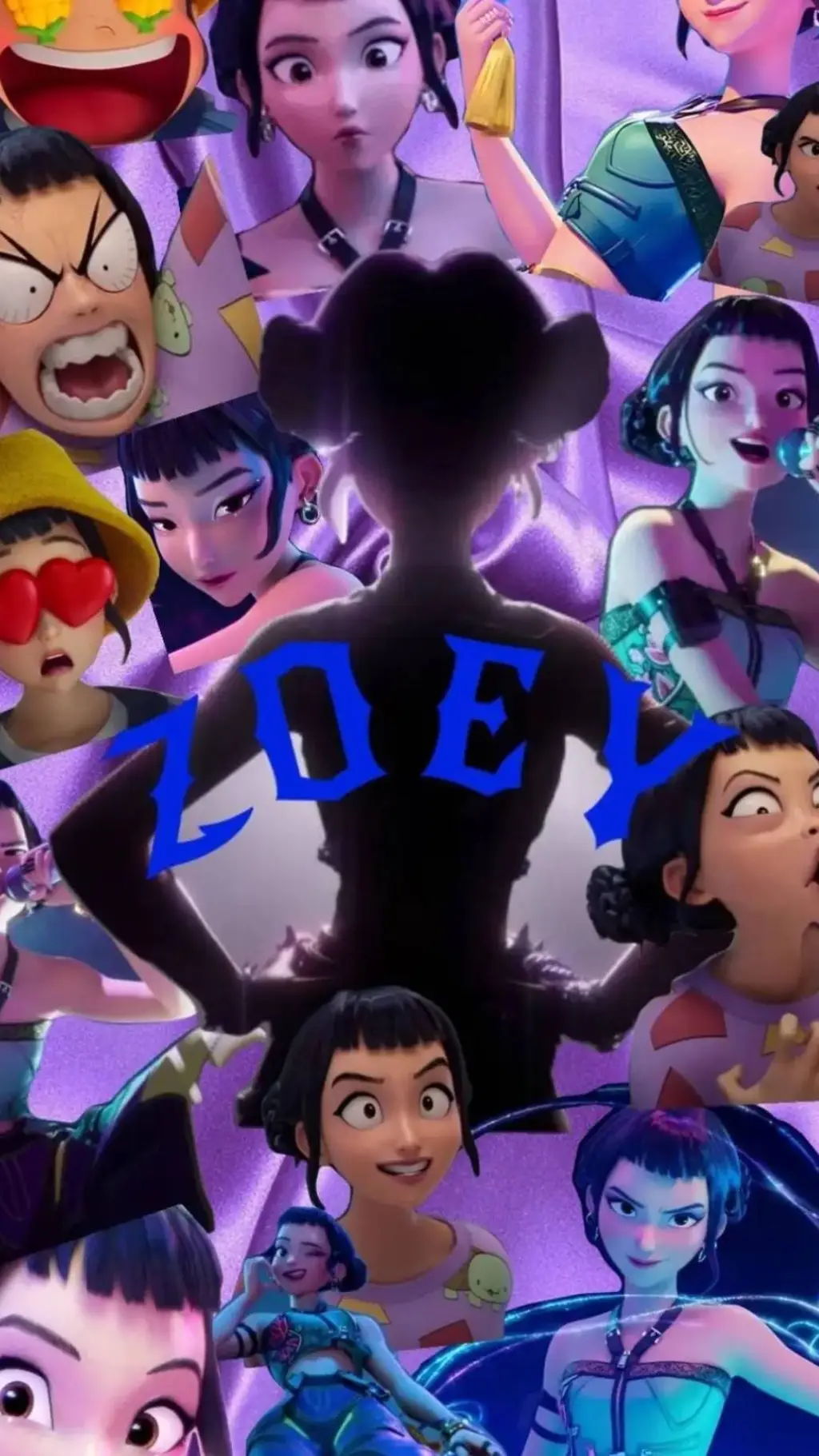 ai character: Zoey background