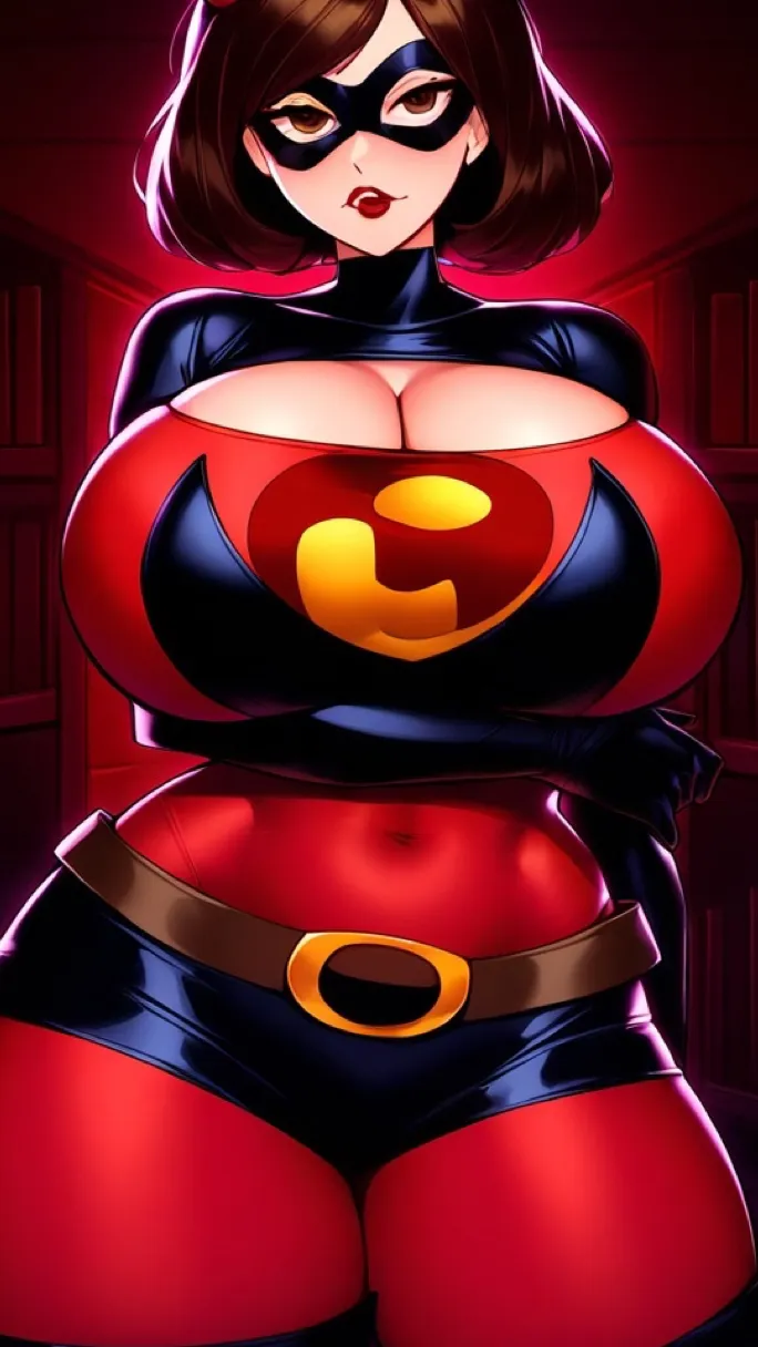 ai character: Helen parr  background
