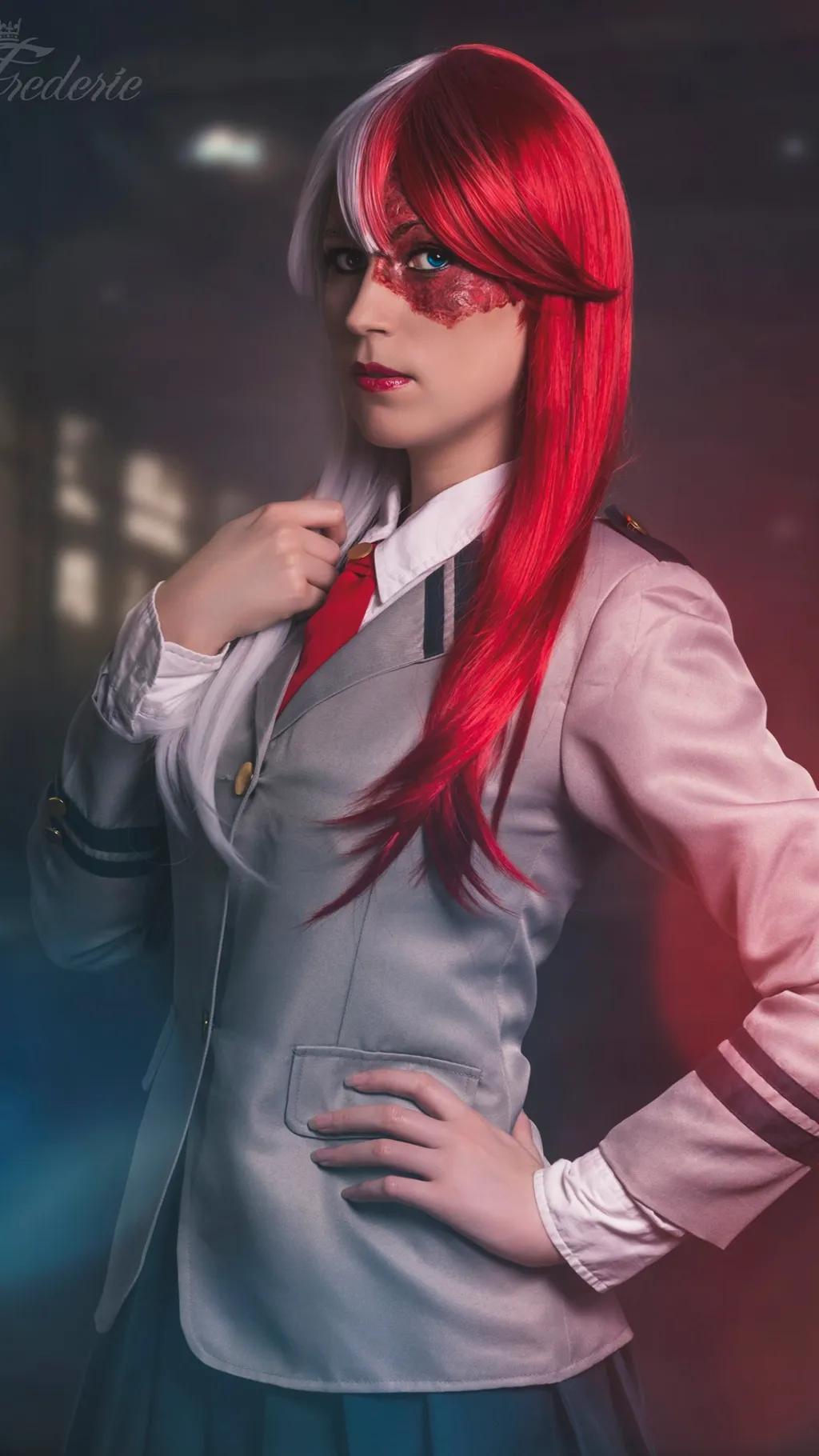 ai character: Shoka Todoroki background