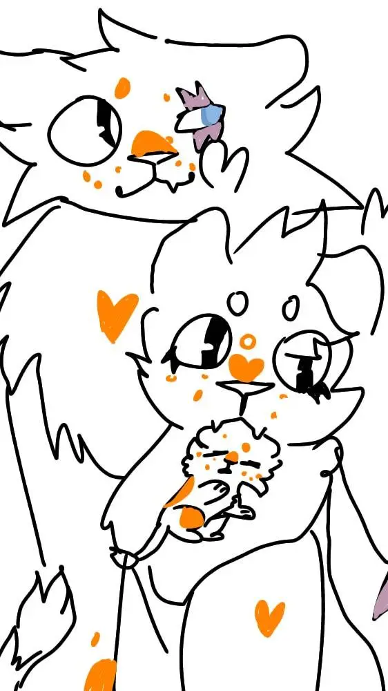 ai character: Cat siblings ! 😼 background