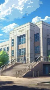 ai character: Vanguard Academy background