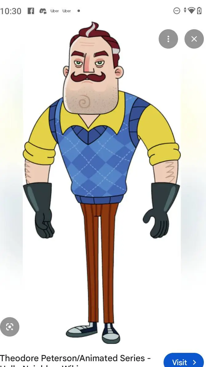 ai character: hello Neighbor background