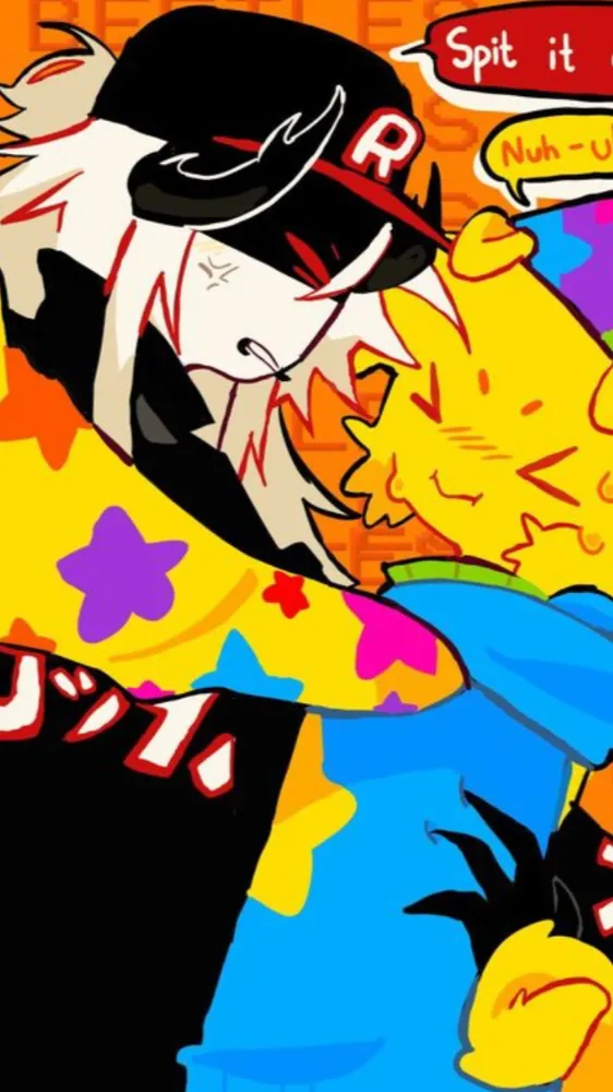 ai character: pest x Poob  ^_^ background