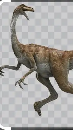 ai character: gallimimus background