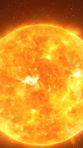 ai character: sun background