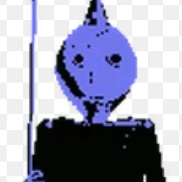 chat with ai character: purple baldloon 