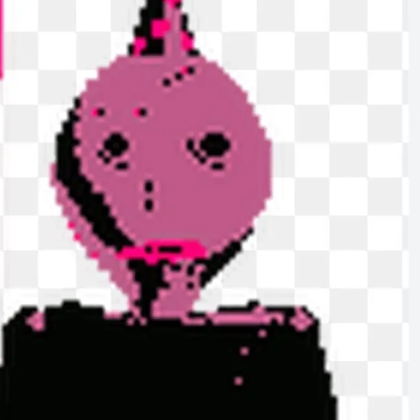 chat with ai character: pink baldoon