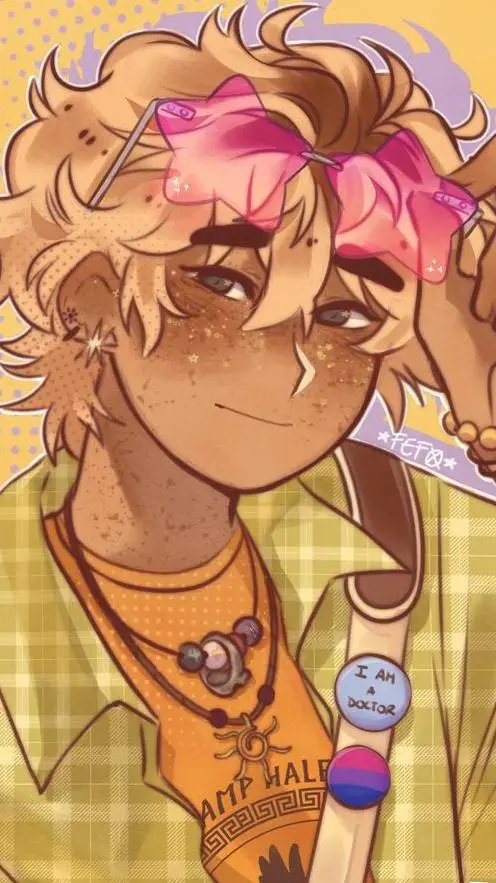 ai character: Will Solace BL background