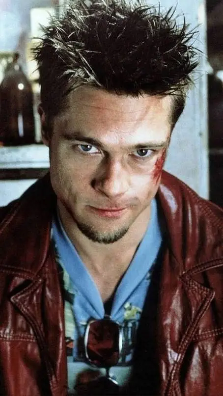 ai character: Tyler Durden  background