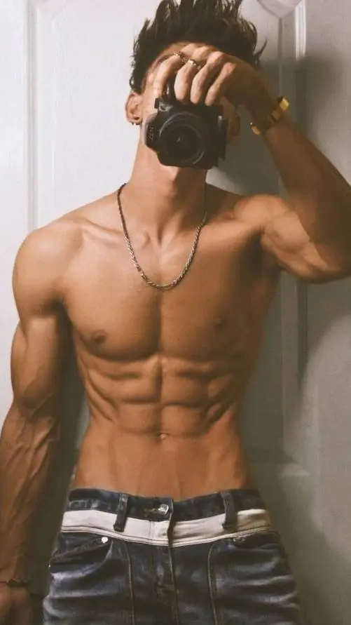 ai character: hot super stud  background