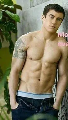 ai character: hot bi boy  background