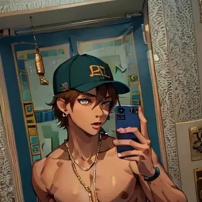 chat with ai character: hot abs boy