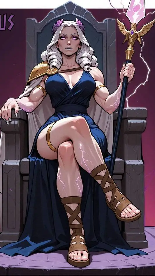 ai character: Goddess Zeusa background