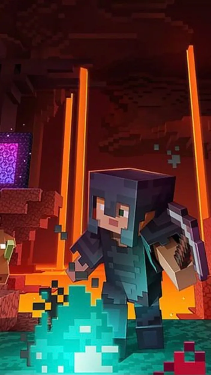 ai character: nether explorer￼s background