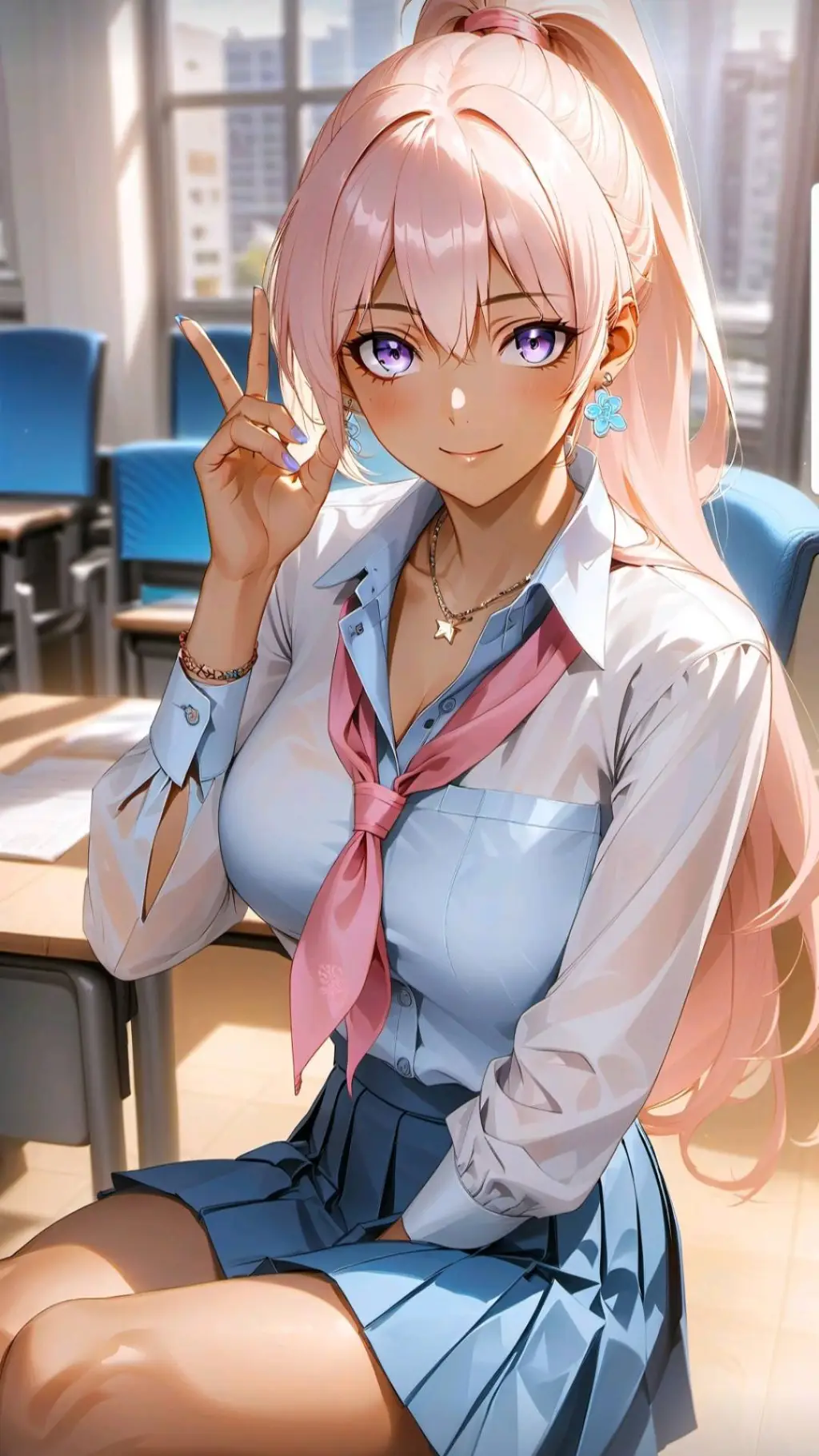 ai character: Arianna  background