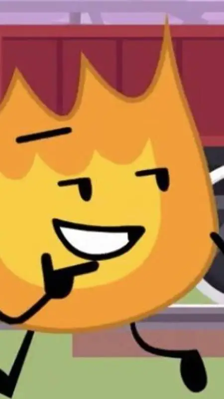 ai character: firey bfdi background