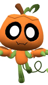 ai character: Gourdy!!🎃 background