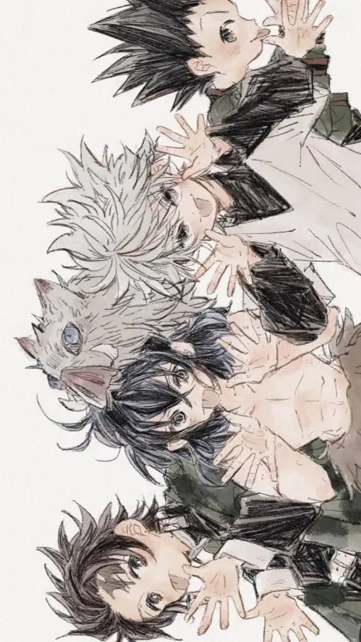ai character: HXH AND KNY  background