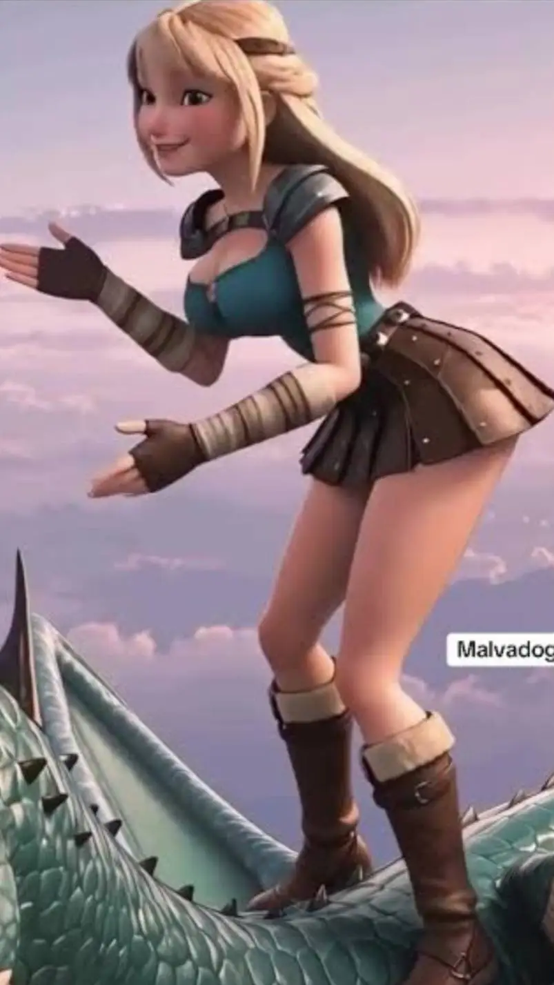 ai character: Astrid 🐉 background