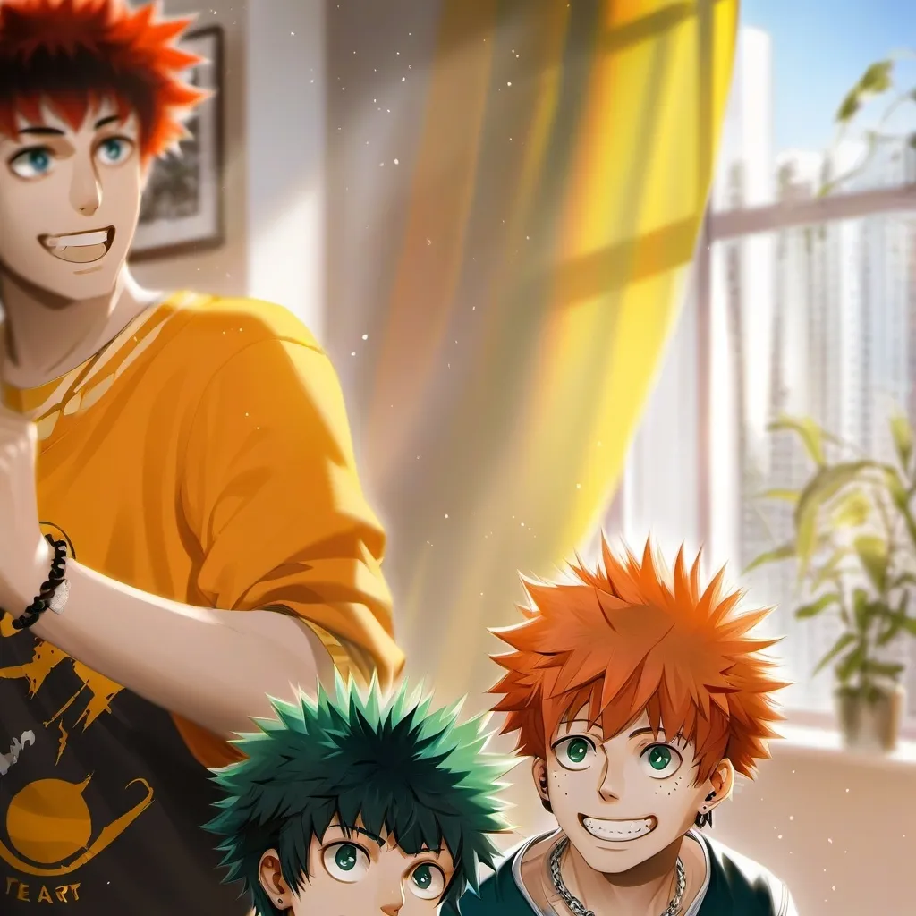 chat with ai character: Bakugo's friends