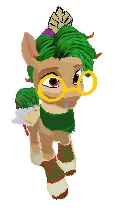 ai character: Gold Blaze background