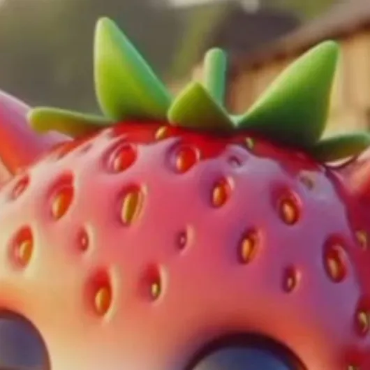 chat with ai character: strawberry kitten