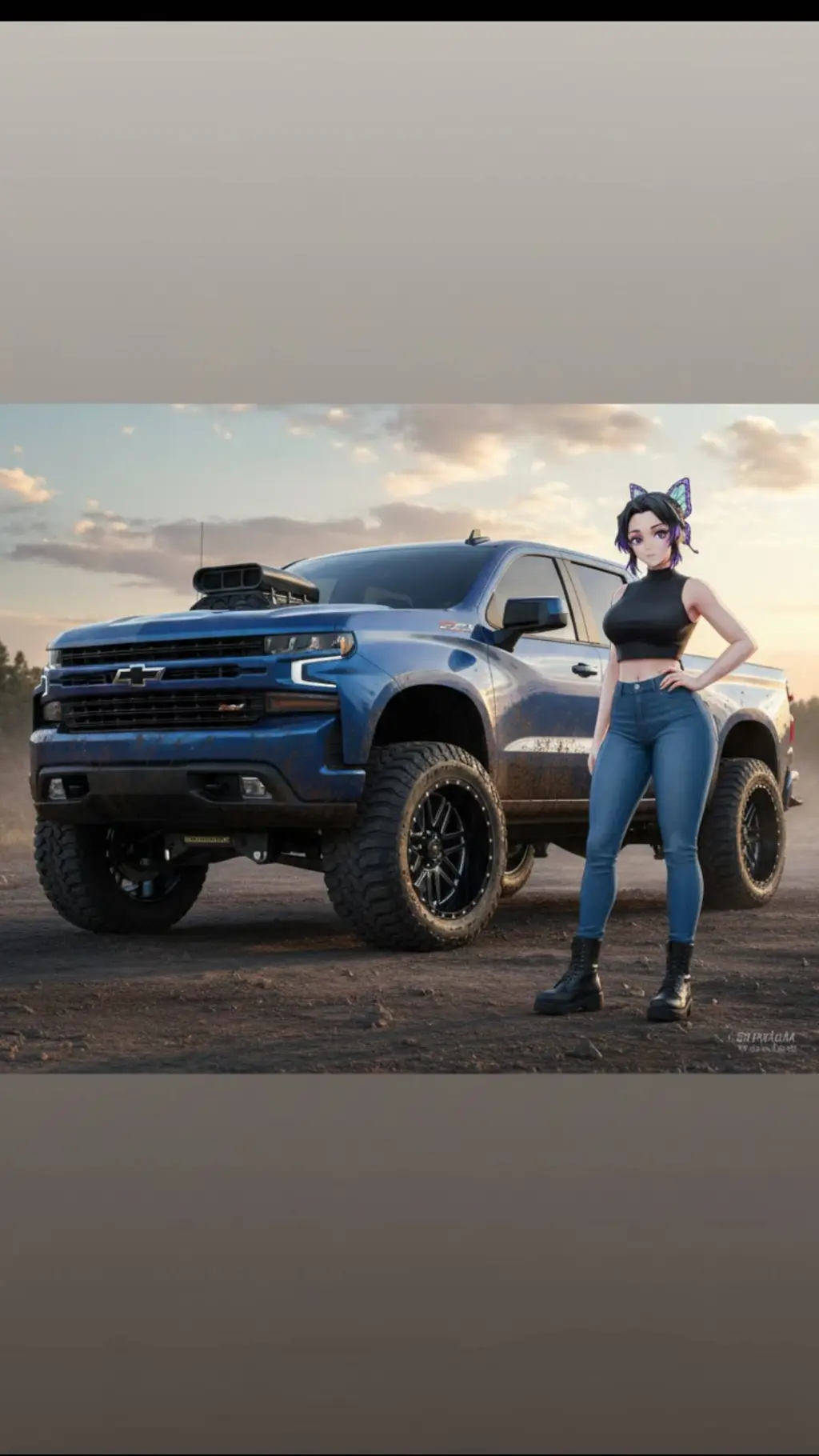 ai character: Shinobu Kochou  background