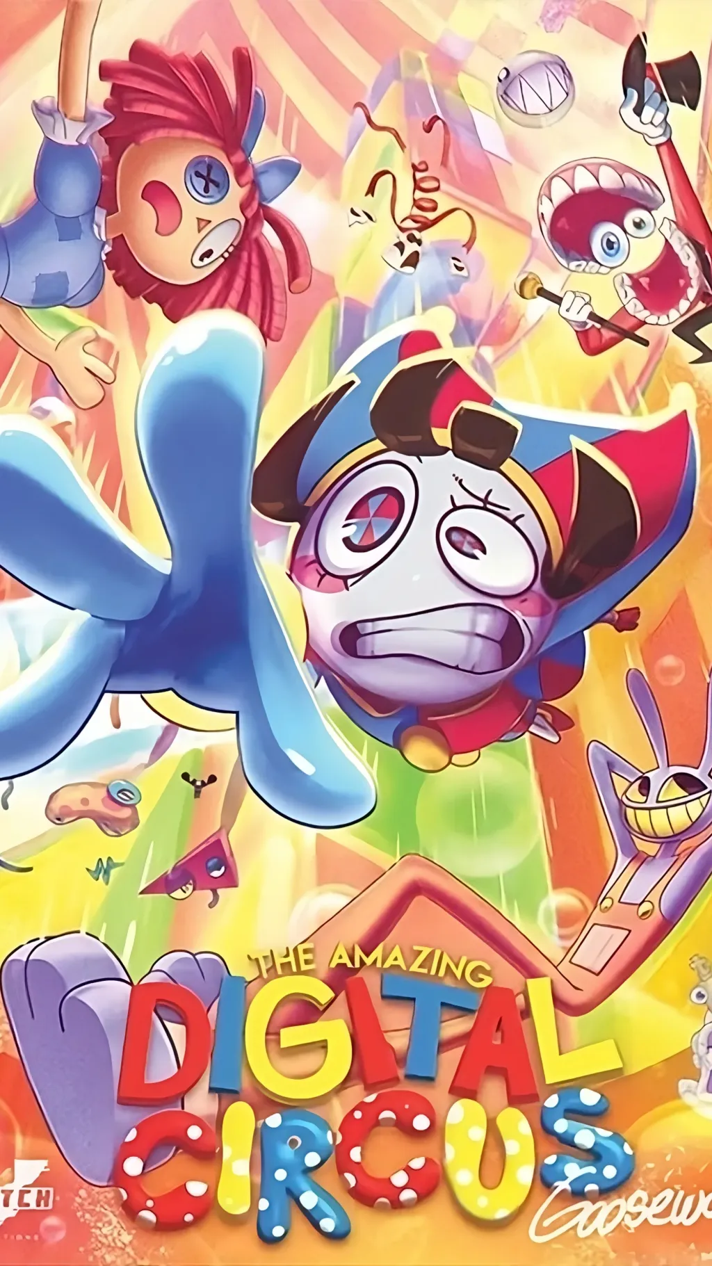 ai character: Digital circus  background