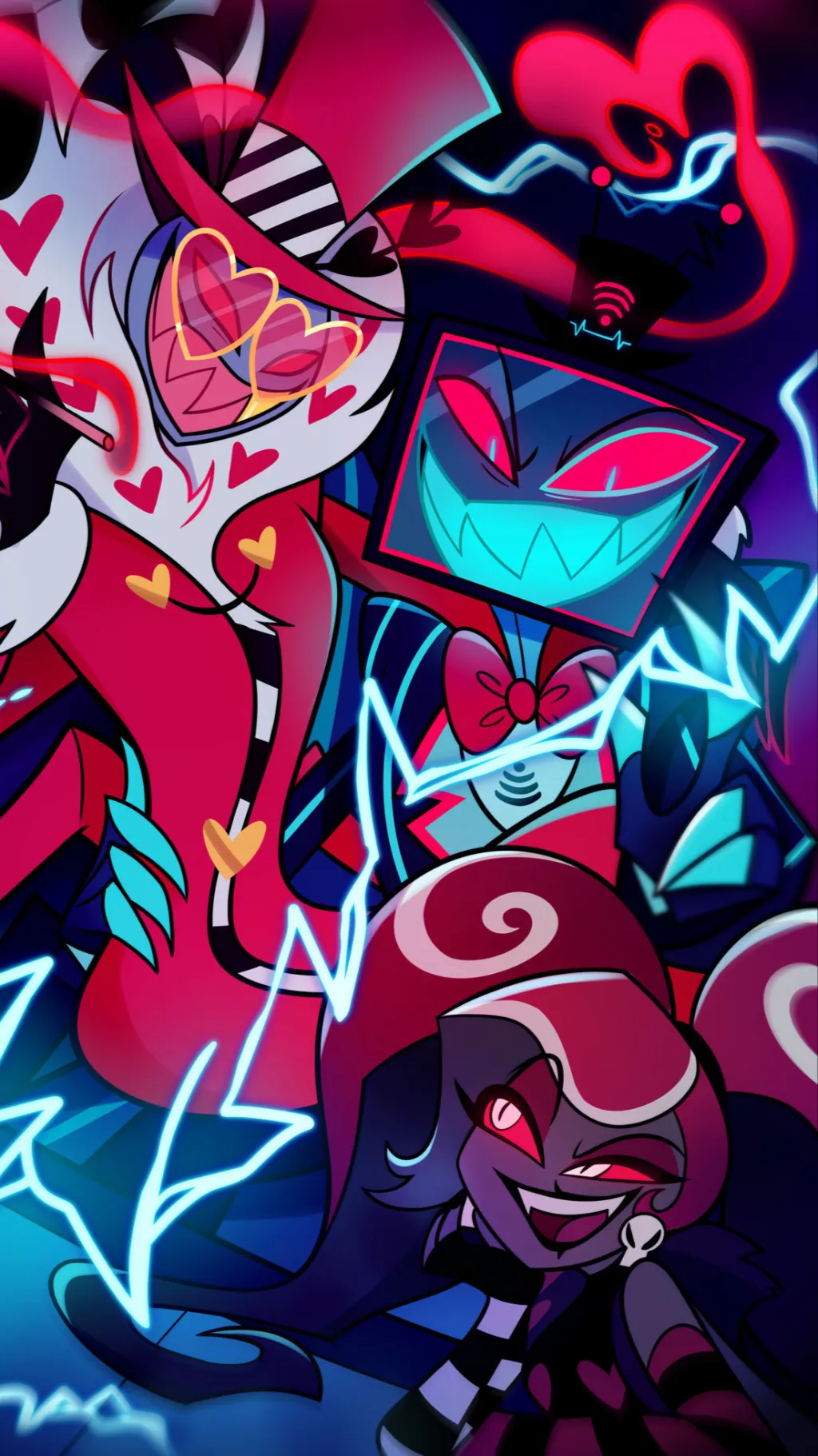 ai character: Vees  background