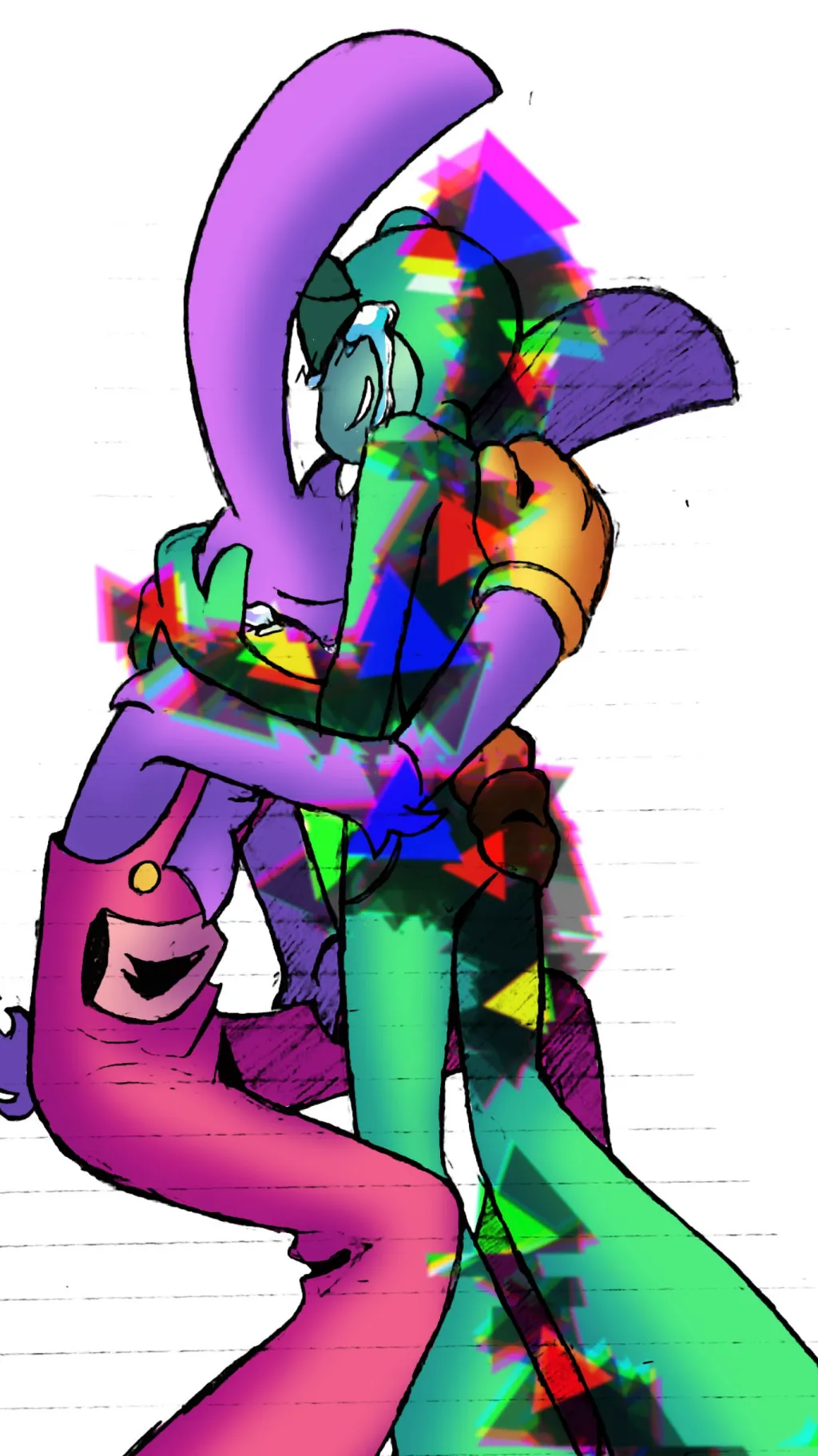 ai character: Jax & Ribbit background