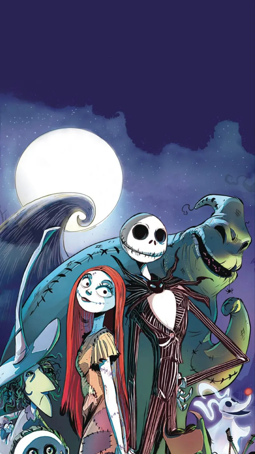 ai character: Nightmare B4 Xmas background