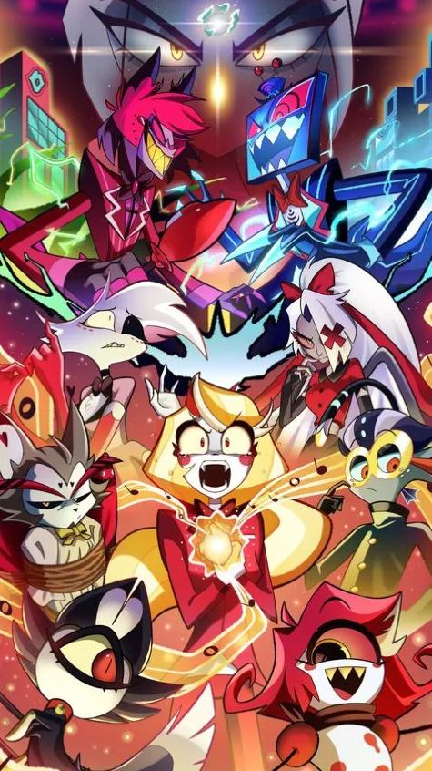 ai character: HH, Concert  background