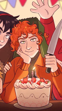 ai character: Kyle’s b-day background