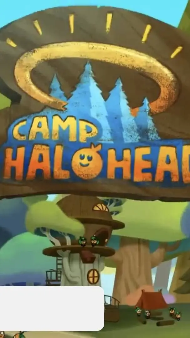 ai character: Camp halohead  background