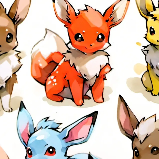 chat with ai character: eeveelutions