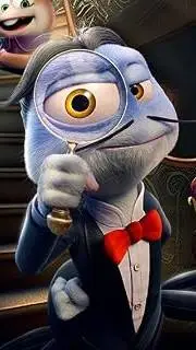 ai character: inspector sun background