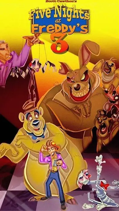 ai character: fnaf 3 (1995) background